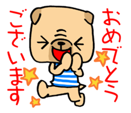 Very pretty pug! sticker #15820980