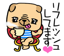 Very pretty pug! sticker #15820986