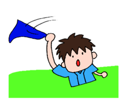 We love YOKOHAMA and BASEBALL(animation) sticker #15821161