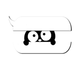 Sticker of Conversation cute black cat2 sticker #15821354