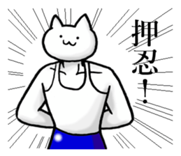 a funny and strange cat3 sticker #15821681