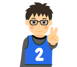 Bibs number 40 sticker #15821979