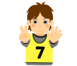 Bibs number 40 sticker #15821984