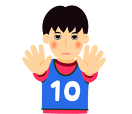 Bibs number 40 sticker #15821987