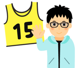 Bibs number 40 sticker #15821992