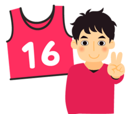 Bibs number 40 sticker #15821993