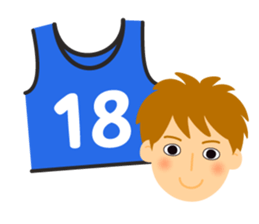 Bibs number 40 sticker #15821995