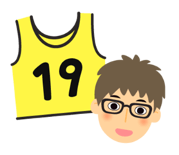 Bibs number 40 sticker #15821996