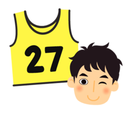 Bibs number 40 sticker #15822004