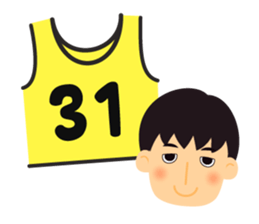 Bibs number 40 sticker #15822008