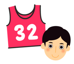 Bibs number 40 sticker #15822009