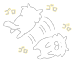Fluffy Cat Stickers sticker #15822309