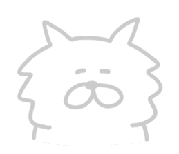 Fluffy Cat Stickers sticker #15822330