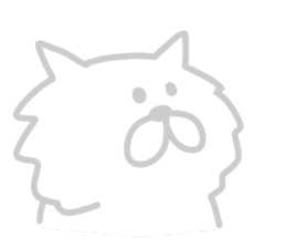 Fluffy Cat Stickers sticker #15822332
