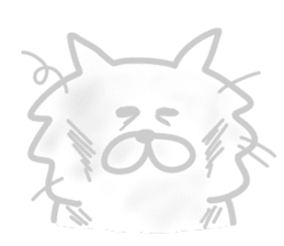 Fluffy Cat Stickers sticker #15822336