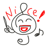 G-clef fun sticker #15822413