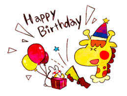 Kirin and Mr. Usagi sticker #15822469