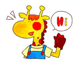 Kirin and Mr. Usagi sticker #15822473