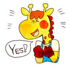 Kirin and Mr. Usagi sticker #15822478