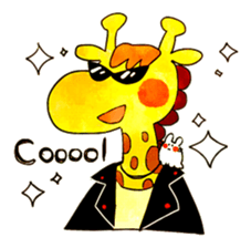 Kirin and Mr. Usagi sticker #15822482