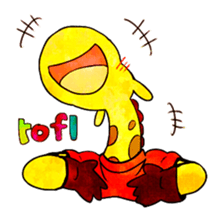 Kirin and Mr. Usagi sticker #15822483