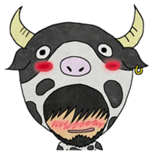 Ushiyarou&Holstein sticker #15822520