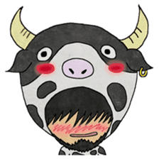 Ushiyarou&Holstein sticker #15822520