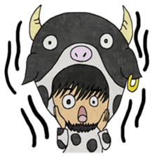 Ushiyarou&Holstein sticker #15822521