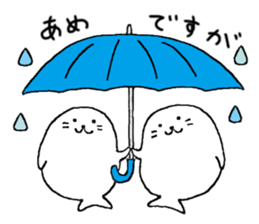 Twins of seals part3 sticker #15822974