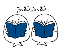 Twins of seals part3 sticker #15822980