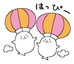 Twins of seals part3 sticker #15822982
