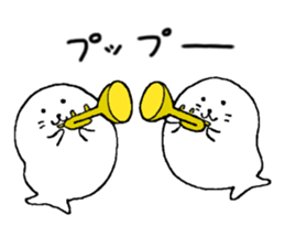 Twins of seals part3 sticker #15822984