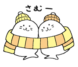Twins of seals part3 sticker #15822985