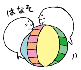 Twins of seals part3 sticker #15822986