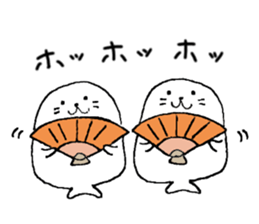 Twins of seals part3 sticker #15822993