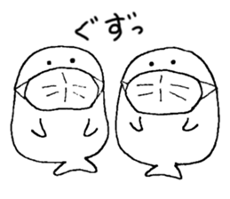 Twins of seals part3 sticker #15822999