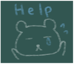 Blackboard art sticker sticker #15823317