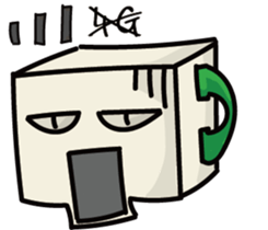 Cube Baby sticker #15823580