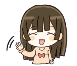 girl sticker01 sticker #15823645