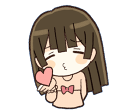 girl sticker01 sticker #15823652