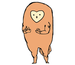 Barn Owl Man sticker #15823674