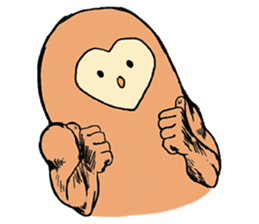 Barn Owl Man sticker #15823679