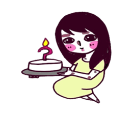 Miss Birthday sticker #15823860