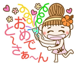 Day 10 of the Hawaiian Girl ocyame sticker #15823927