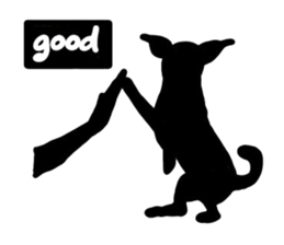 Shadow dogs & cats v.1 sticker #15823947