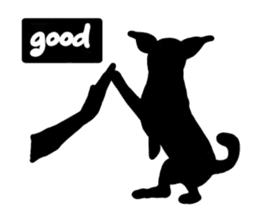 Shadow dogs & cats v.1 sticker #15823947