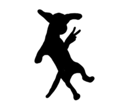 Shadow dogs & cats v.1 sticker #15823948