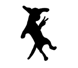Shadow dogs & cats v.1 sticker #15823948