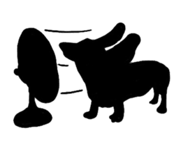 Shadow dogs & cats v.1 sticker #15823955
