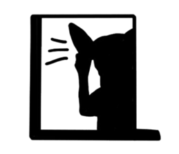 Shadow dogs & cats v.1 sticker #15823956